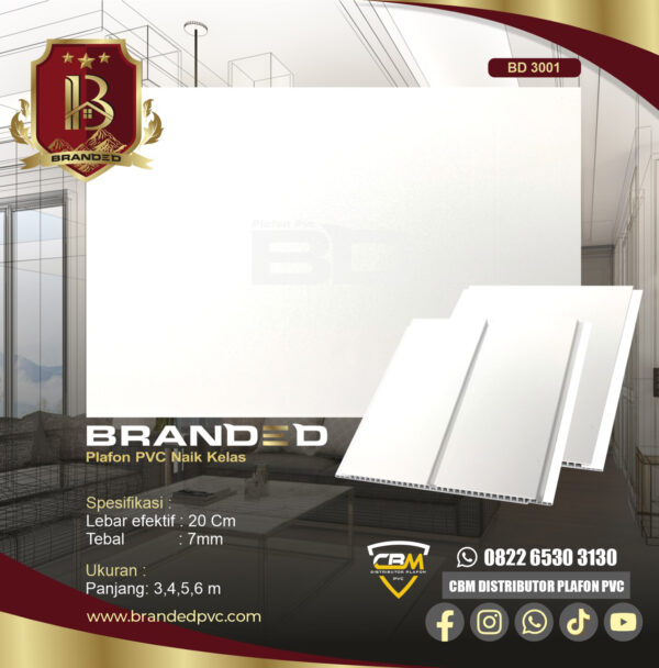 Branded Pvc BD 3001 / 6 meter