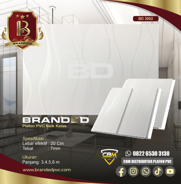 Branded Pvc BD 3002 / 6 Meter