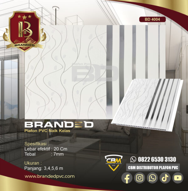 Branded Pvc BD 4004 / 6 Meter