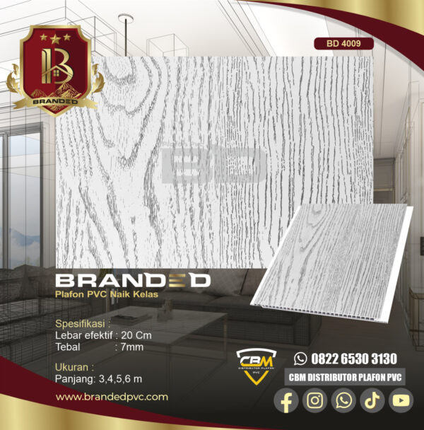 Branded Pvc BD 4009 / 6 Meter