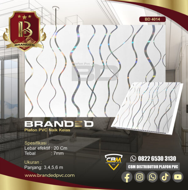 Branded Pvc BD 4014 / 6 Meter