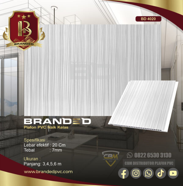 Branded Pvc BD 4020 / 4 M